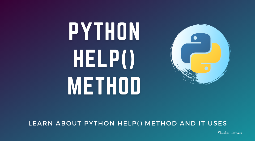 Python help() method